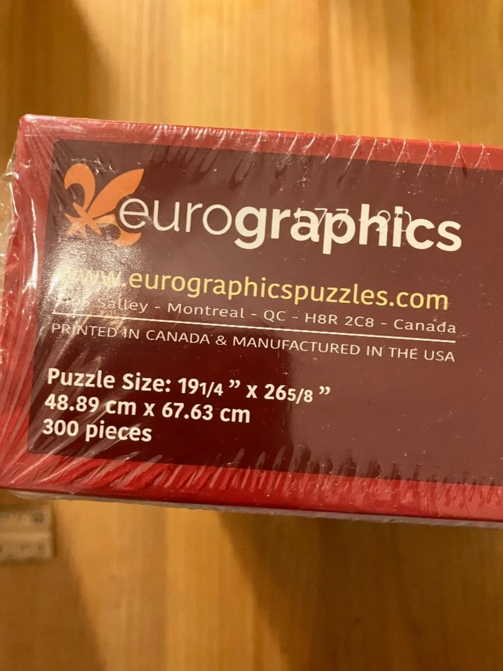 Eurographics 300-piece puzzle titled 
